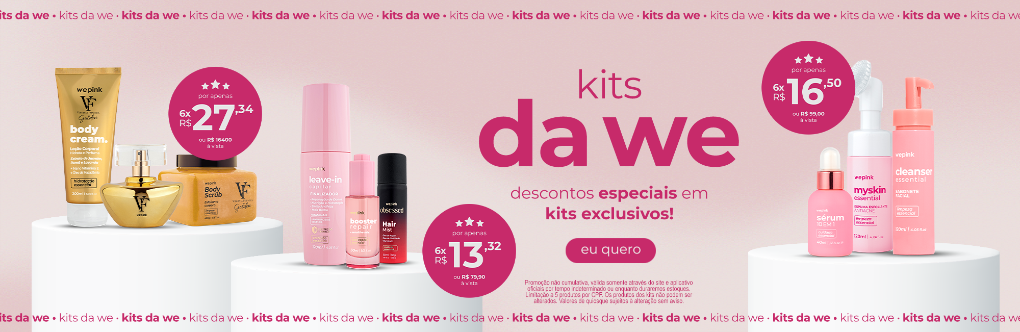 Kit de leve 3 & body splashes